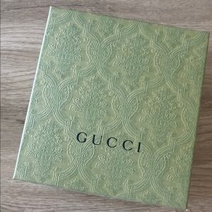 Gucci Light Green Embossed Logo Box